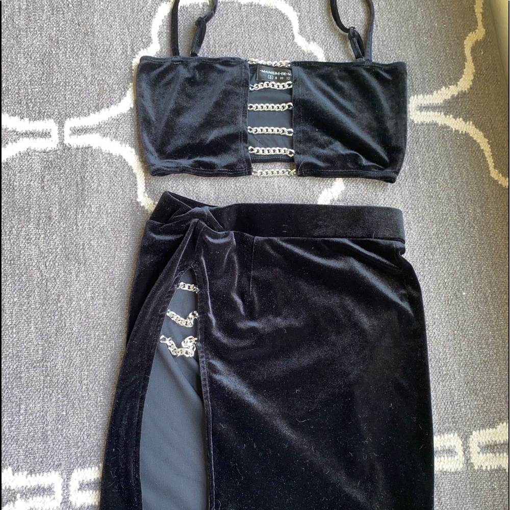 Sexy Skirt and top set